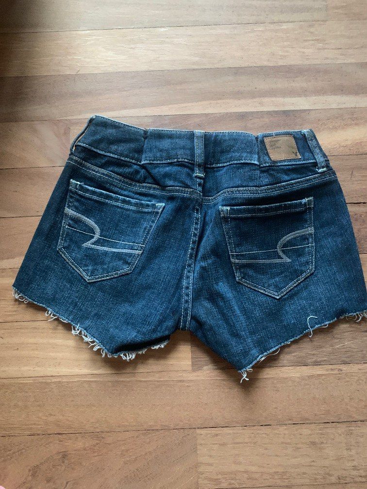 Glitter jean hotsell shorts