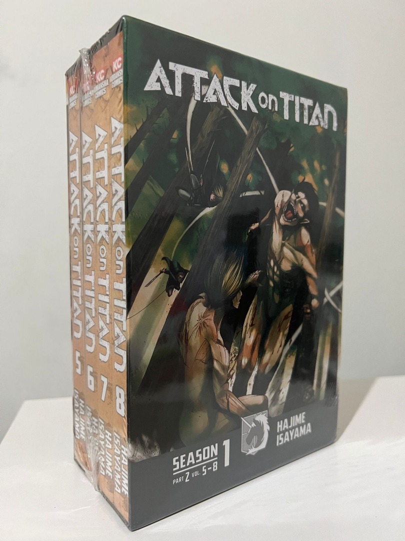 Attack on Titan Season 1 Part 2 Manga Box Set (Attack on Titan Manga Box  Sets)