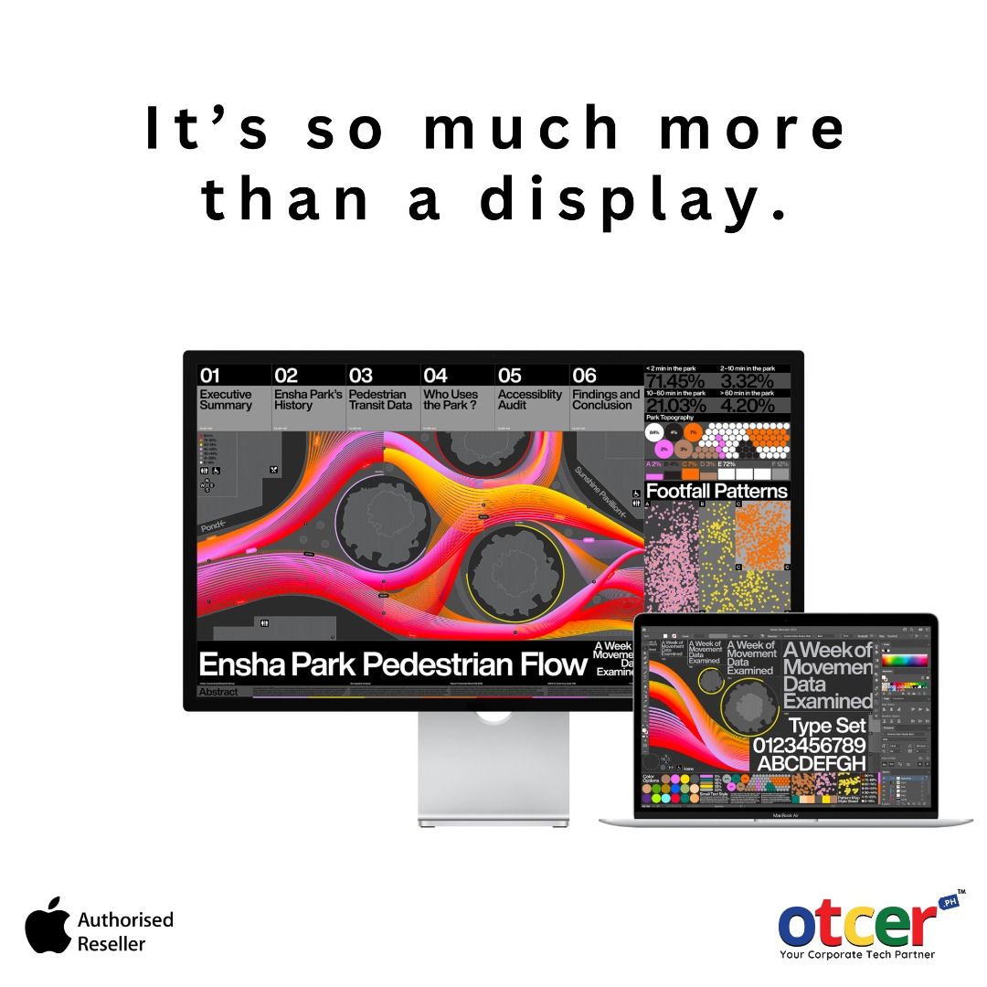 Apple Studio Display (Category: Monitor Screens) located in Pasig City. Submitted by otcer.philippines (Listing ID 1264999258, Image 1). Description: The Apple Studio Display isn't just a monitor; it's a window to a world of unmatched precision. At Php 94,990.00 for Standard Glass and Php 112,990.00 for Nano-texture Glass, excellence is within reach. Explore your options at www.otcer.ph or chat with us at +63 919 839 9123 — where premium becomes 