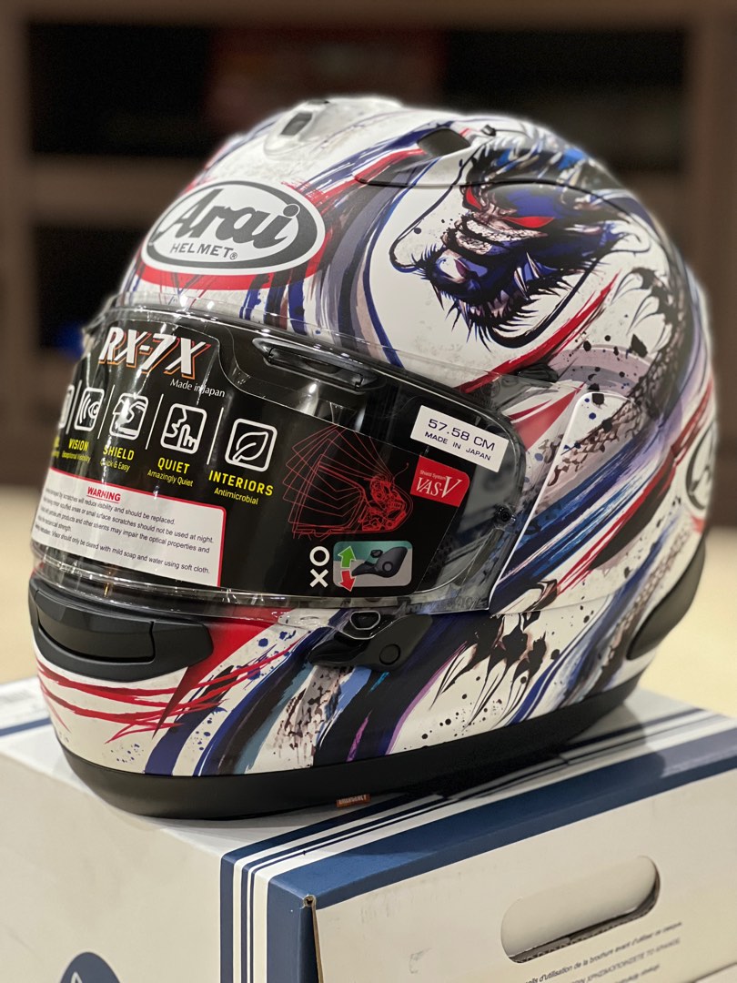 Arai 厚けれ RX-7X KIYONARI ヘルメット B +comSB6X付