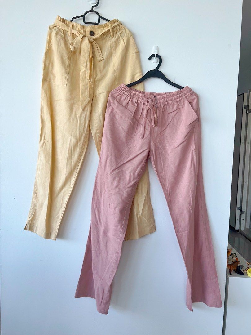 Asos Love Tree linen pants trousers. Brand new. 10 each. Fit S