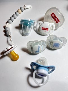 Assorted Pacifiers Fisher Price, Mothercare