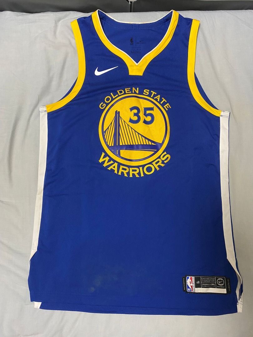 Kevin durant store authentic warriors jersey