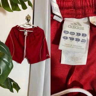 Authentic Adidas red sport/gym shorts