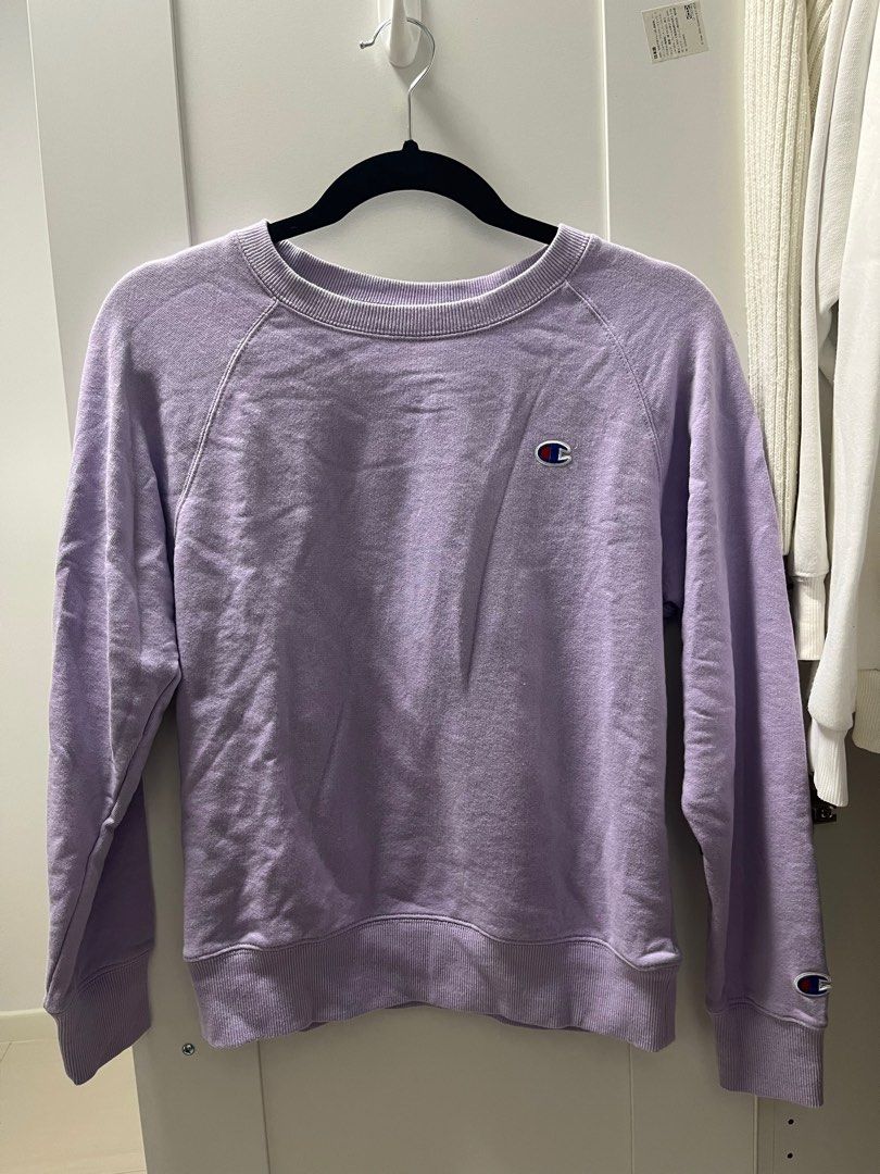 Champion sweater deals lilac long