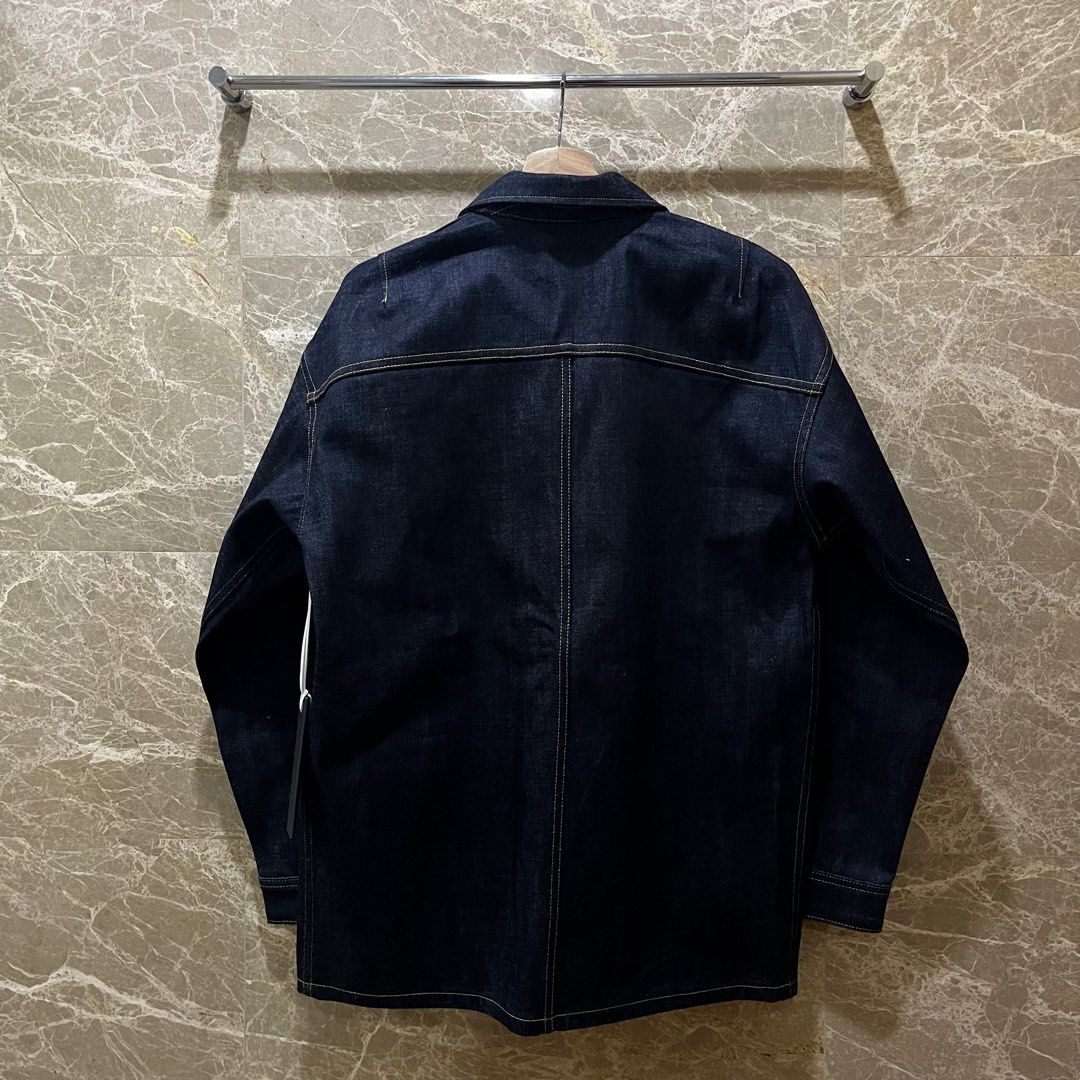 Fear of god raw selvedge denim long jacket shop