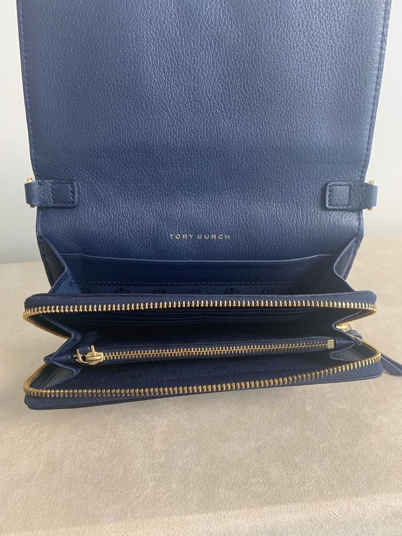 Tory burch harper flat wallet 2025 crossbody