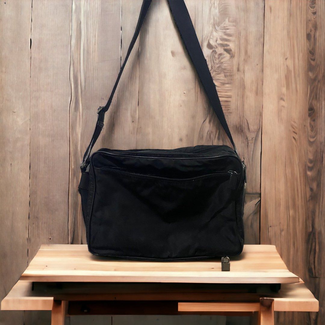 Authentic Prada Nylon laptop bag (Category: Luxury Bags & Wallets) located in Makati City. Submitted by fabiloushop (Listing ID 1265002053, Image 1). Description: .