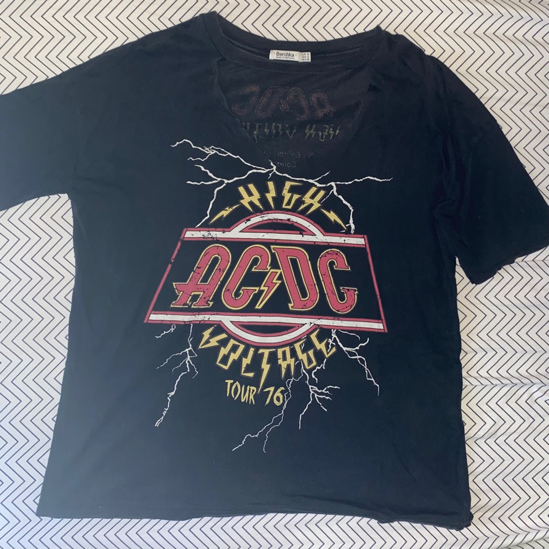 T shirt deals acdc bershka