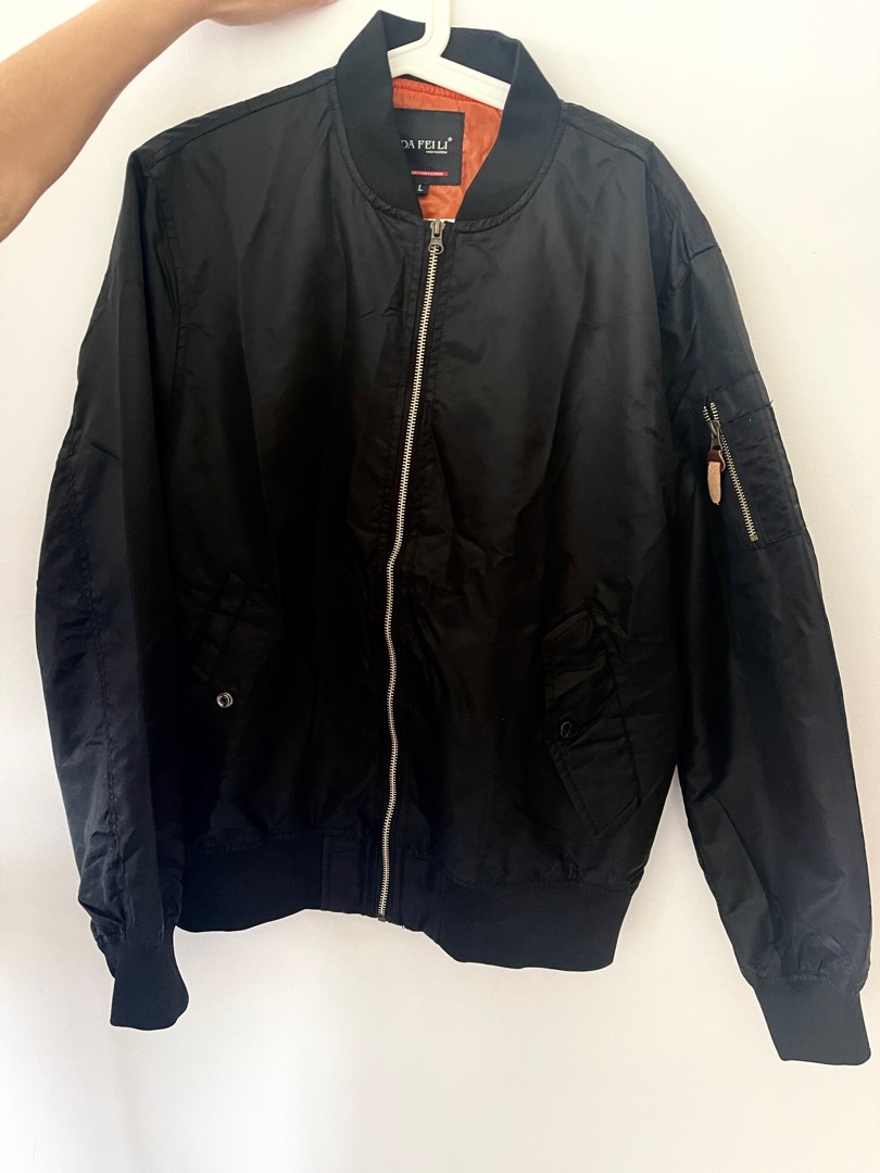 Black Bomber Jacket