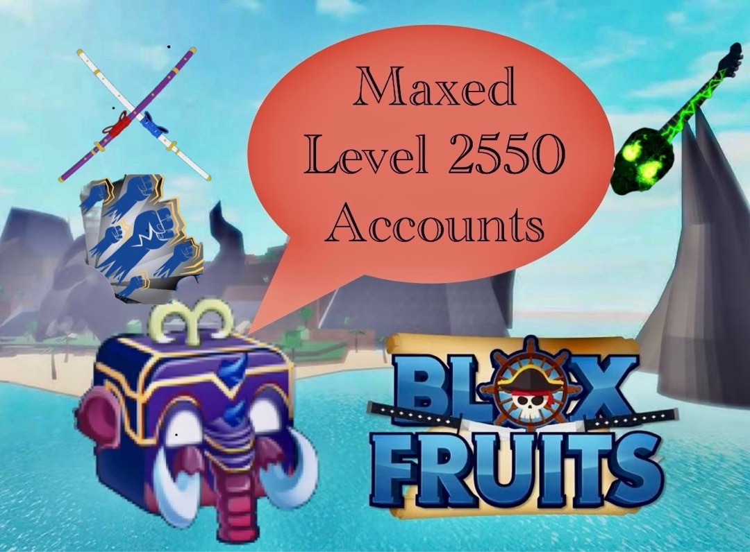 Blox Fruit Account (Max Level) Read desc., Video Gaming, Gaming  Accessories, In-Game Products on Carousell