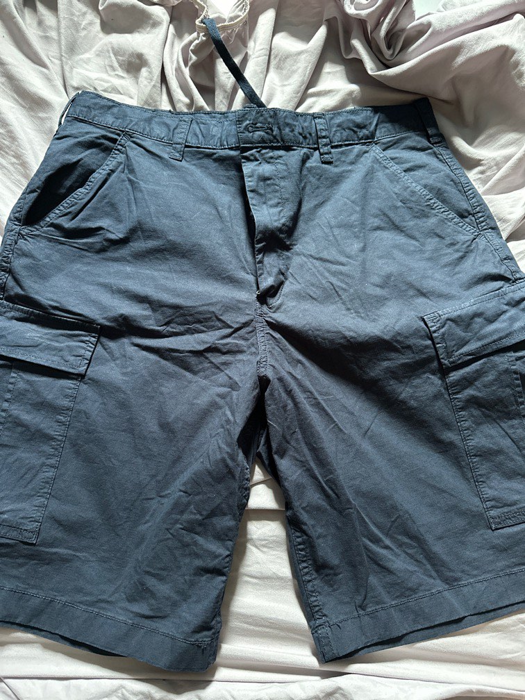 Mens blue deals cargo shorts