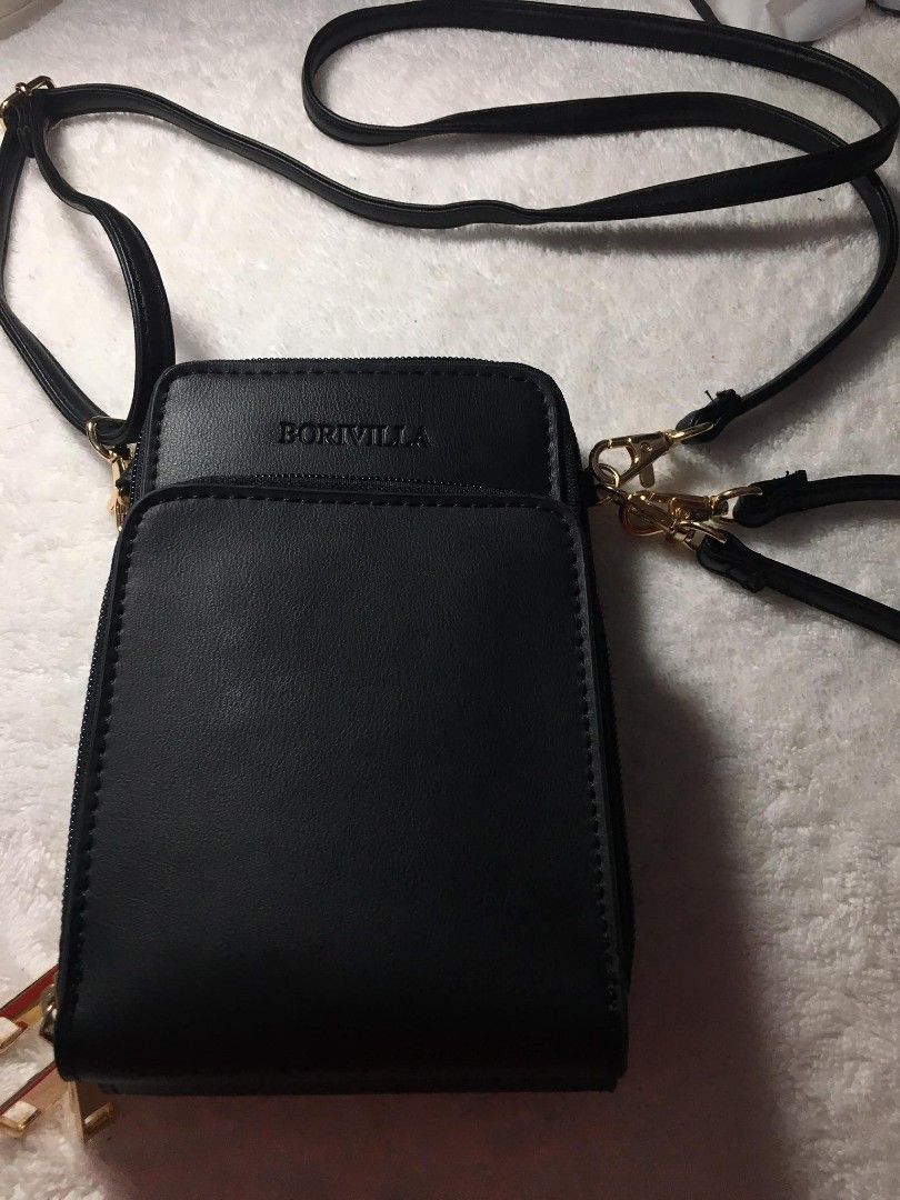 Borivilla Crossbody Cellphone Purse Women Touch Screen Bag RFID Blocking Wallet Handbag Shoulder Strap