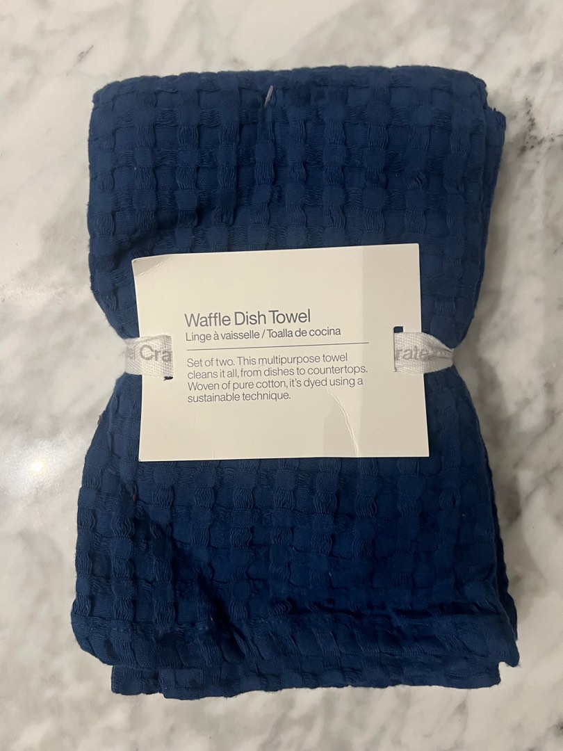 Crate and best sale barrel waffle towels