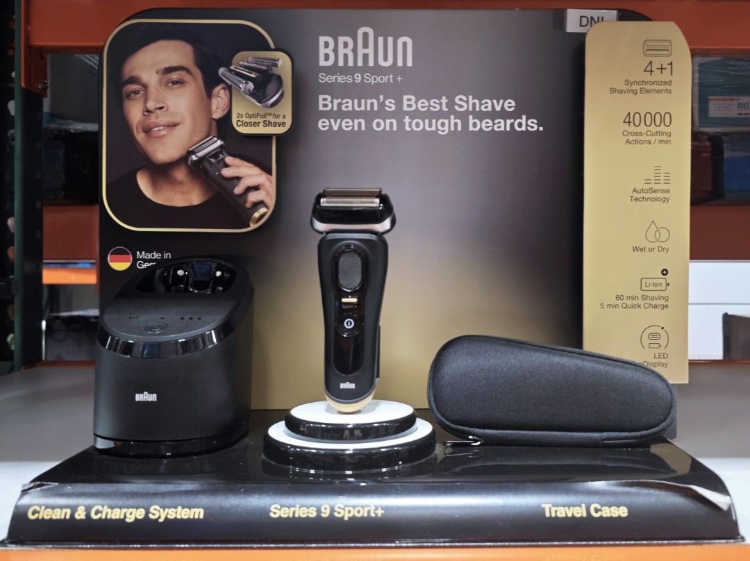 Braun Series 9 Sport Shaver with Clean and Charge System