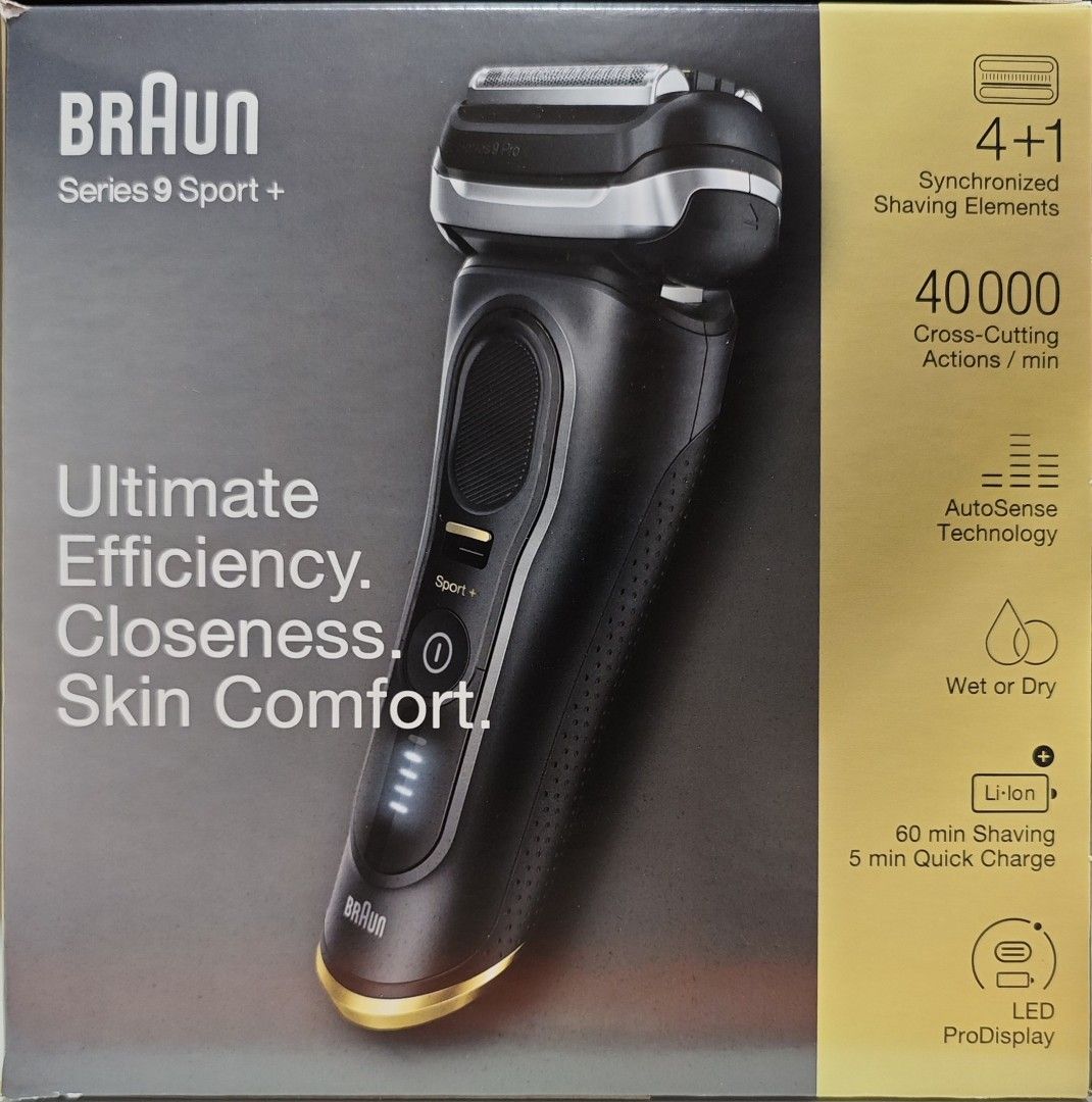 Braun series 9 shaver with clean & charging system, Beauty & Personal Care, Men's Grooming on