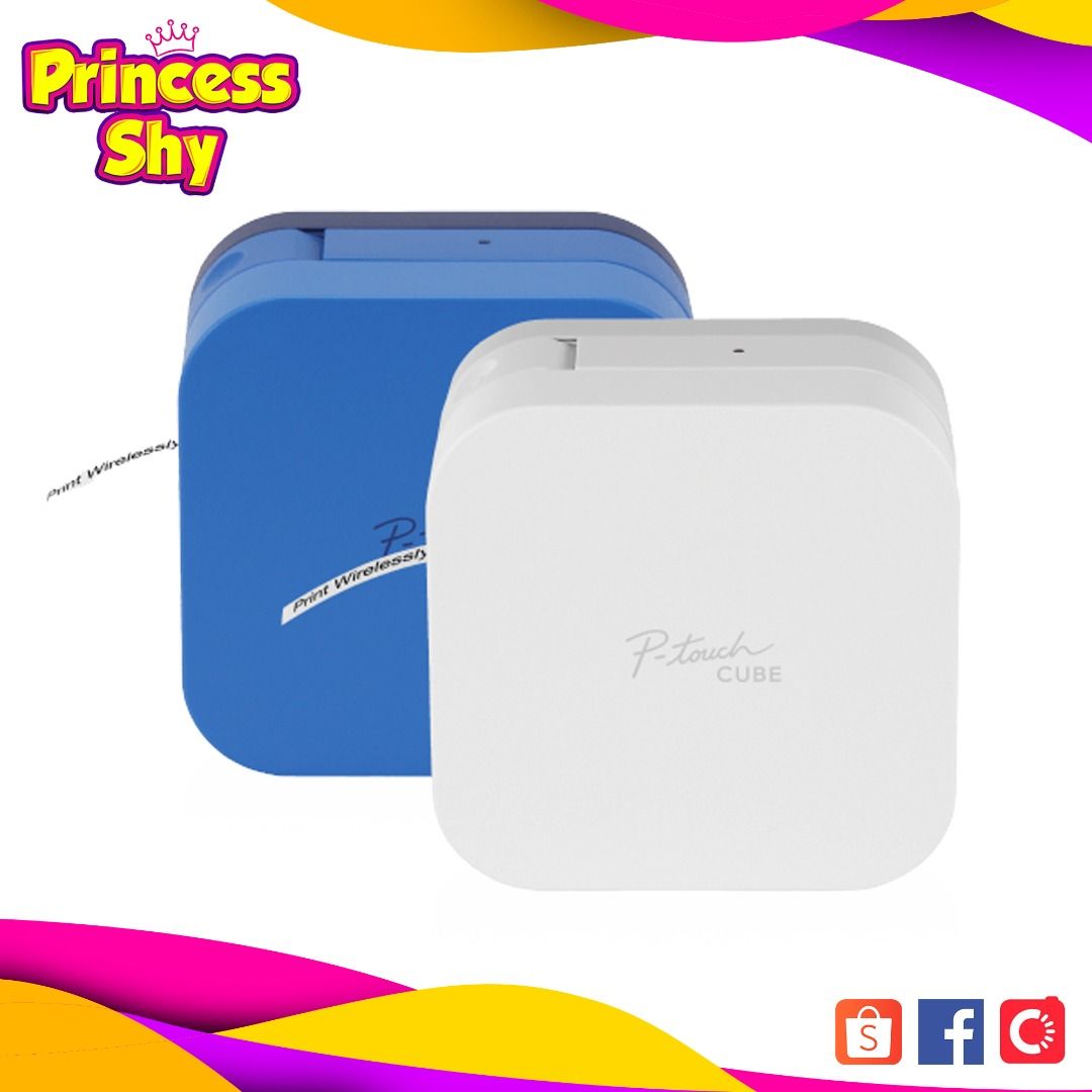 Brother P-Touch Cube Smartphone Bluetooth Wireless Label Maker Printer (Category: Printers, Scanners & Copiers) located in San Juan City. Submitted by princessshyph (Listing ID 1265033037, Image 1). Description: Up to ~1/2 (12mm) inch wide labels available in a variety of colors and types 54 built-in designs and templates Up to 2 lines of text per label Manual label tape cutter Use with FREE Design&Print2 App Uses Bluetooth® Wireless Technology A