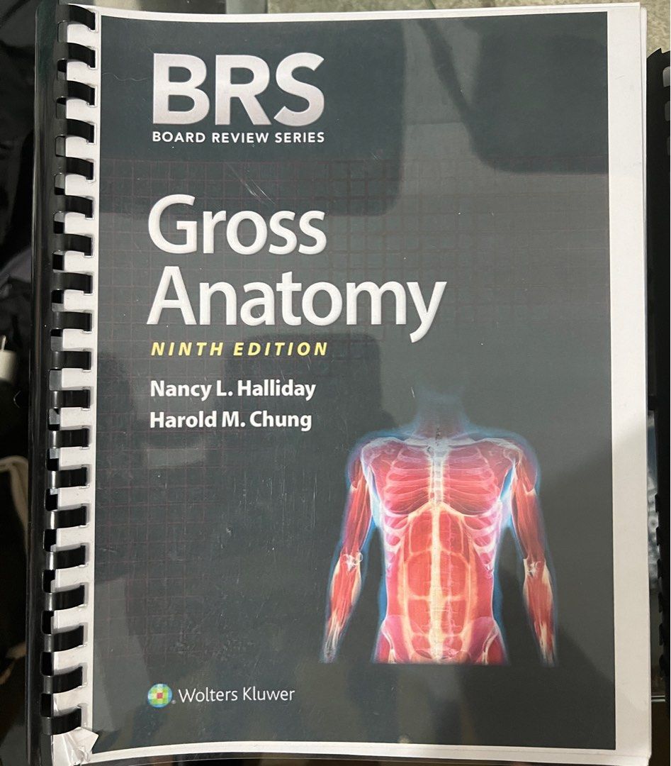 BRS Gross Anatomy (Category: Textbooks) located in Manila. Submitted by ziggykeltonbenjie (Listing ID 1209740066, Image 3). Description: BRS Gross Anatomy 9th edition Used this during the Oct 2022 PLE Highlights on review tests on chapter ends.