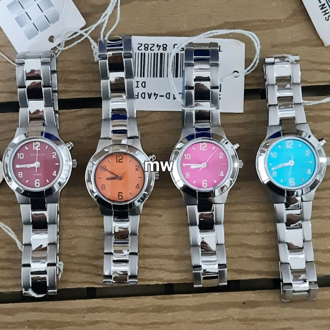 Casio Sheen Ladies Watch SHN 2001D vintage discontinued light cut glass New