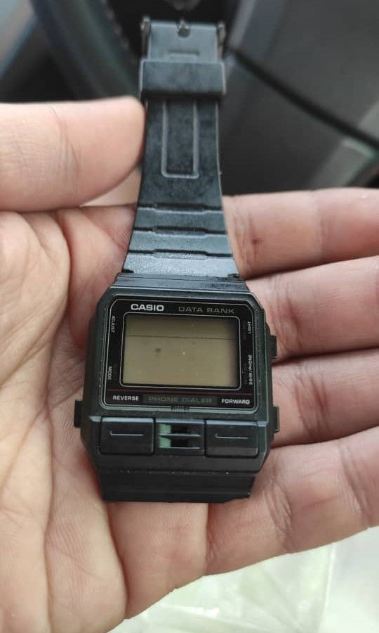 Casio Vintage Data Bank black dba 80 Men s Fashion Watches