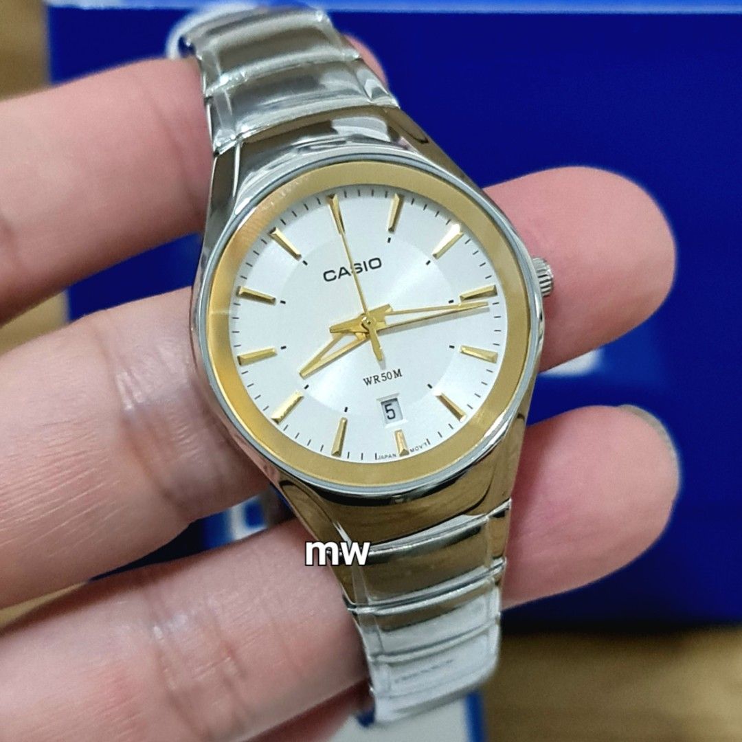 Casio stainless steel women's watch sale