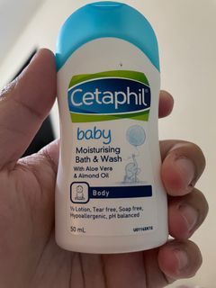 Cetaphil baby moisturising bath and wash travel size