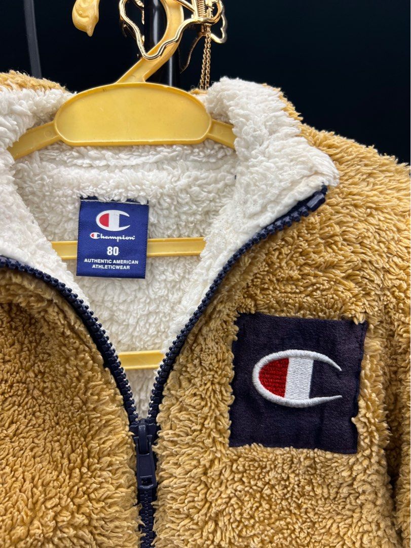 Champion fleece hoodie teddy bear sales