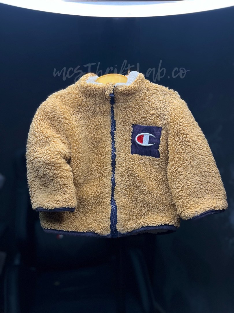 Champion teddy bear jacket discount