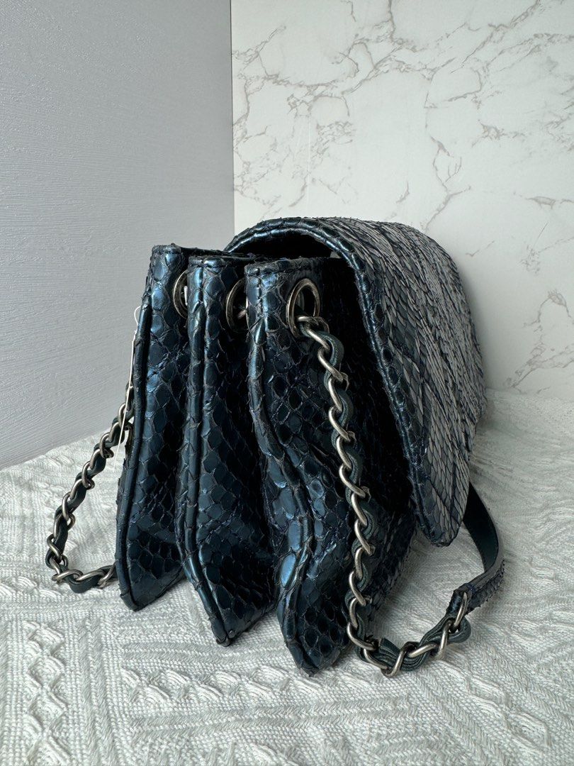 Chanel Python Flap (Category: Bags & Wallets) located in Singapore. Submitted by i1bag (Listing ID 1257751622, Image 2). Description: ❤️Chanel Python Flap❤️ - Ruthenium Hardware - Python Leather 🔖Comes with Hologram / Dustbag / Authenticity Card / Box / Receipt - Inventory 1704 📞+65 8023 4618 🏠62 Ubi Road 1 Oxley Bizhub 2 #01-34 Singapore 408734 I1bag is a Singapore registered preowned luxury consignment of authentic luxury items company. We a
