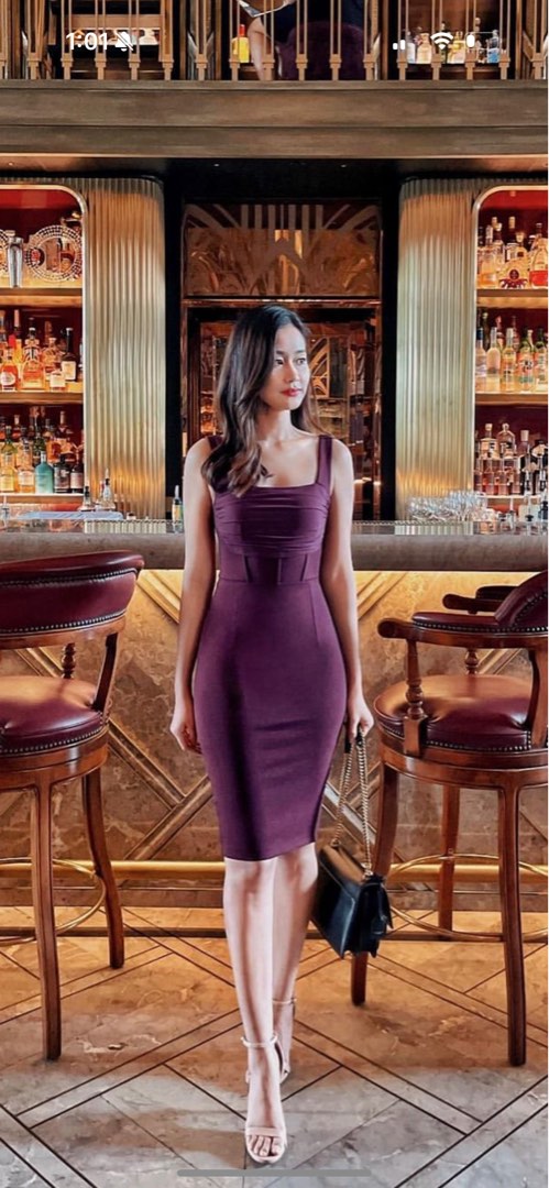 Chello Estella Mesh Corset-like Dress, Women's Fashion, Dresses & Sets,  Dresses on Carousell