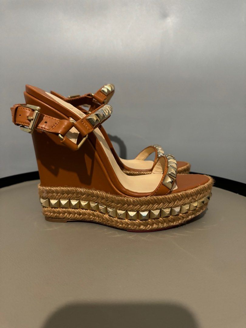 CHRISTIAN LOUBOUTIN WEDGE HEEL