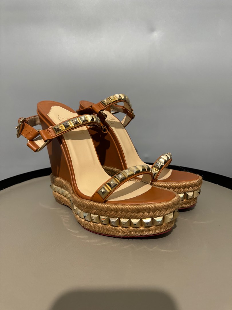 Christian louboutin shop wedge sandal