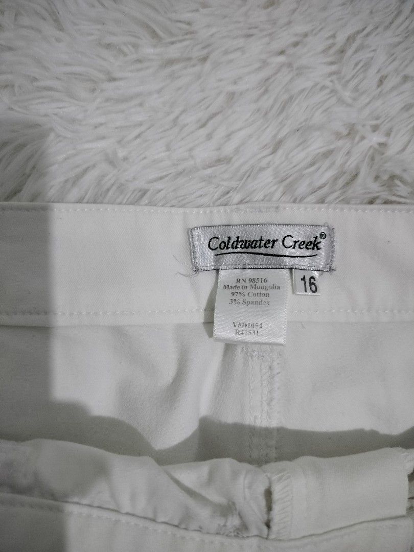 Coldwater Creek Plus size White Bermuda Shorts Women s Fashion Bottoms Other Bottoms on Carousell