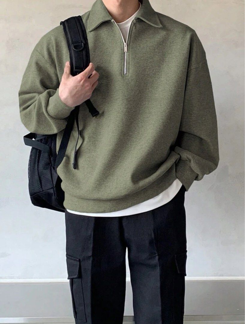 Pullover zipper new arrivals