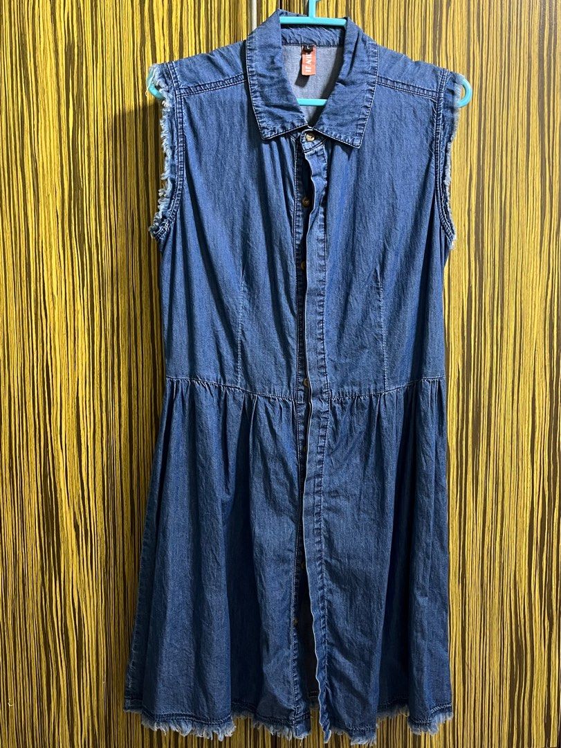 Max jeans denim dress top