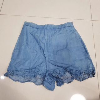 Denim shorts