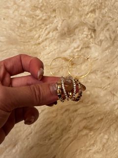 Double hoop earrings 雙圈耳環 金色64208958495875110