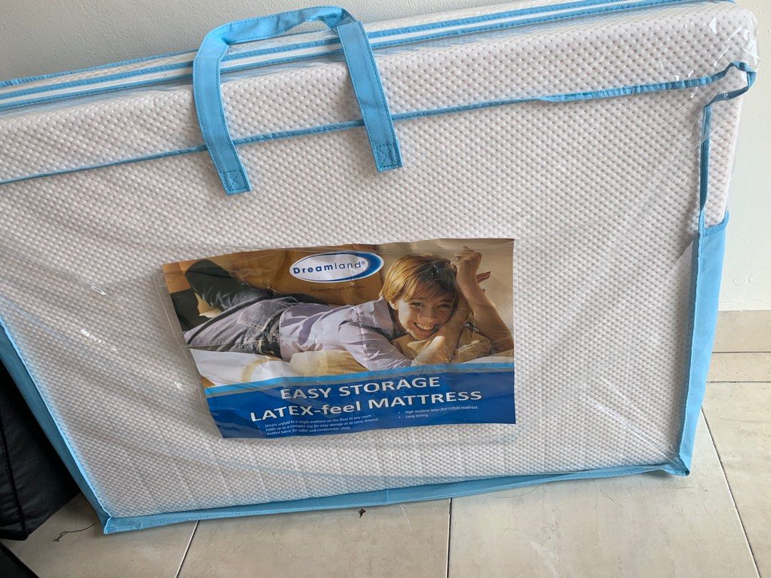 Dreamland Premium Foldable Latex, Furniture & Home Living, Furniture, Bed Frames & Mattresses on