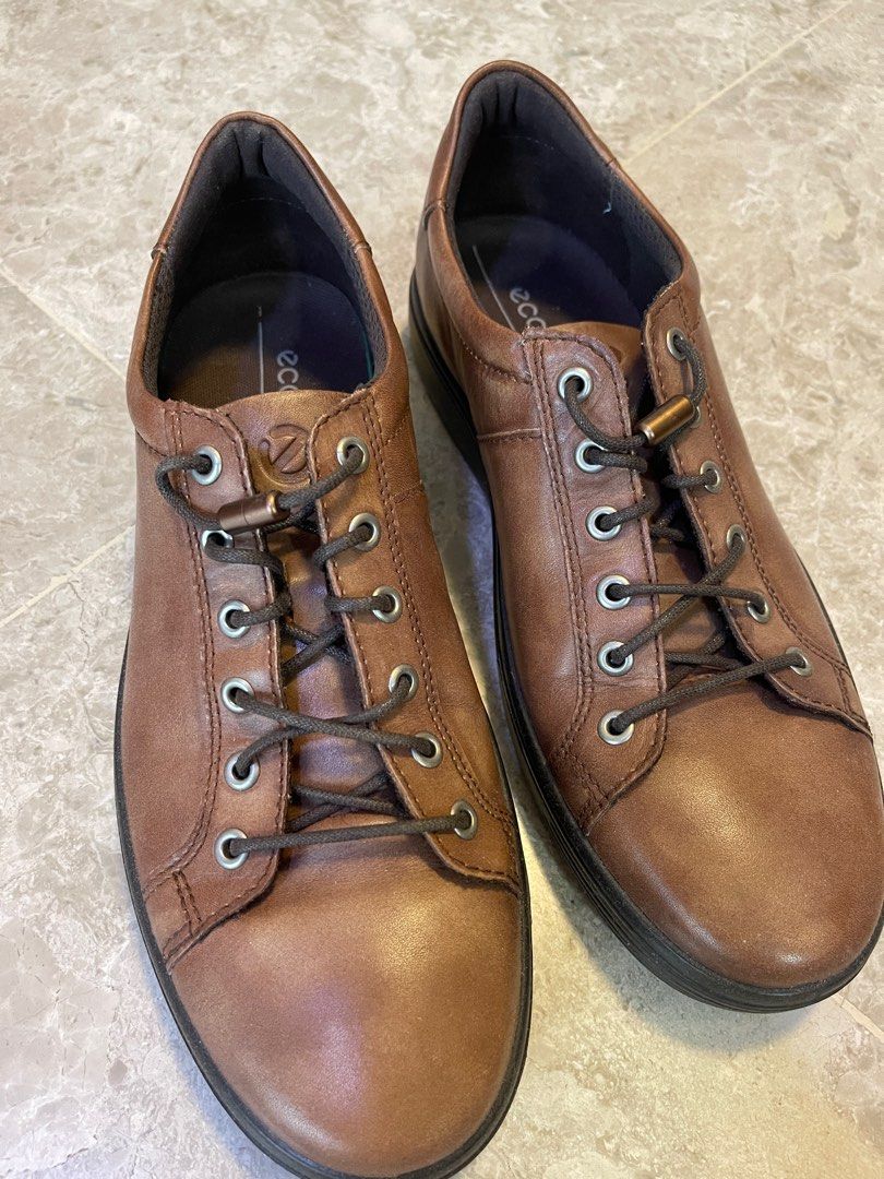 Ecco brown shoes, Men's Fashion, Footwear, Casual shoes on Carousell