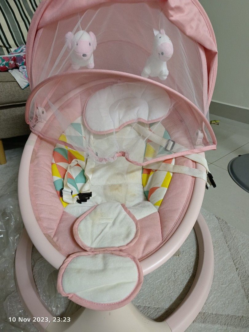 Newborn baby swing sale on sale