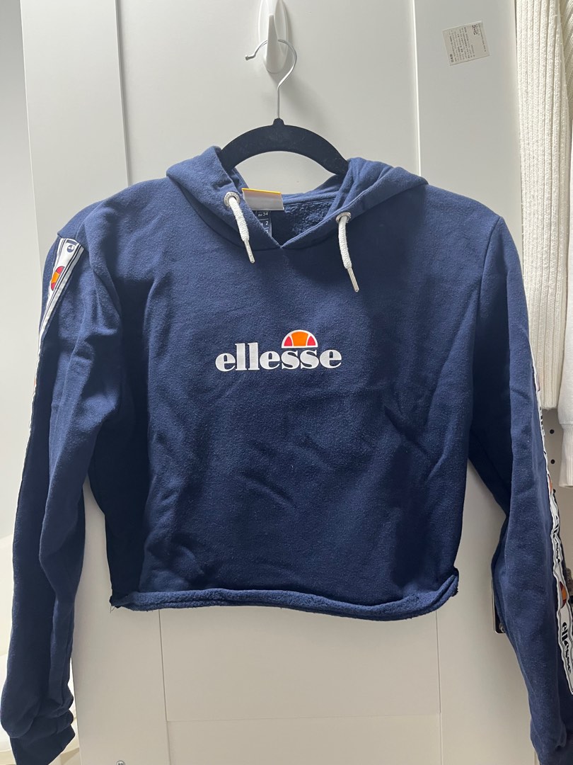 Ellesse cropped hoodie top