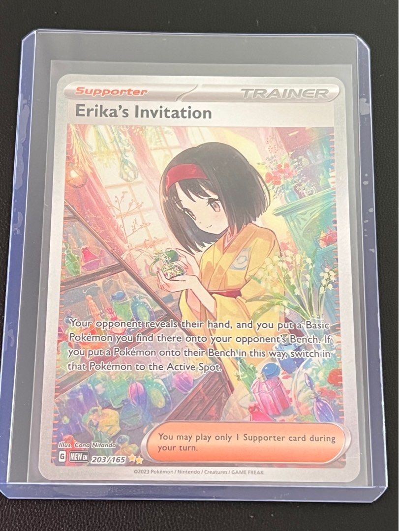 Pokmon TCG Erika´s Invitation Scarlet & Violet - 151 203/165 Holo