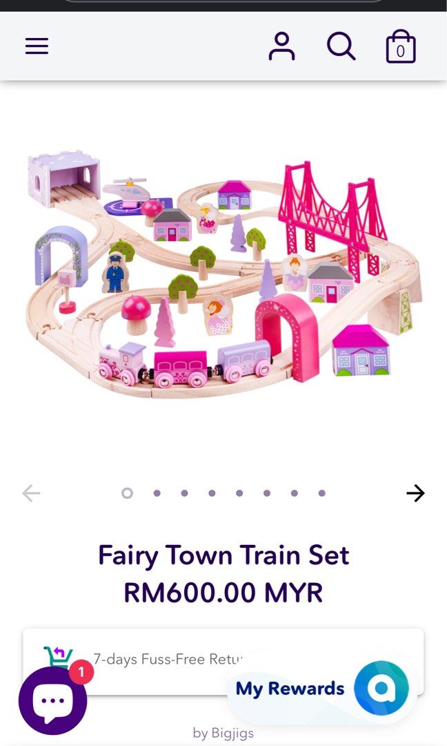 Fairy town train hotsell set