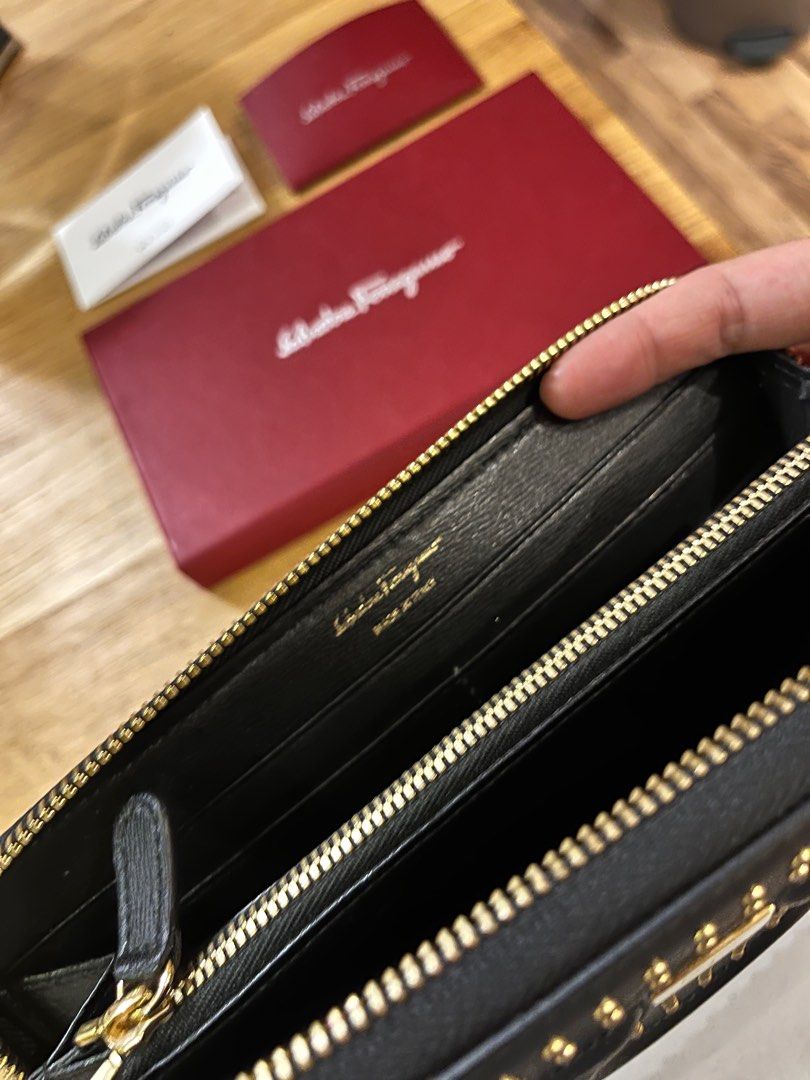 Gold studded purse deals