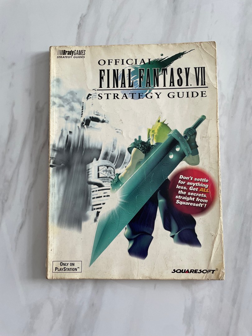 FF7 strategy guide, Hobbies & Toys, Toys & Games on Carousell