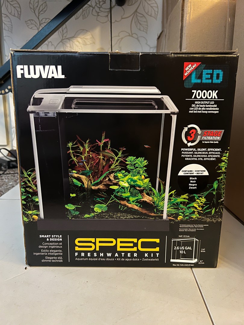 Fluval Fish Aquarium 10L, Pet Supplies, Homes & Other Pet Accessories ...
