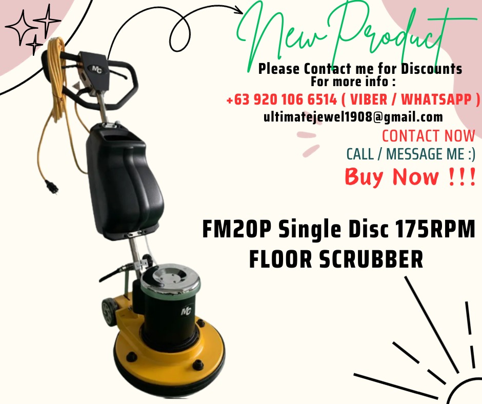 FM20P Single Disc 175RPM Speed Polishing Machine FLOOR Scrubber ...