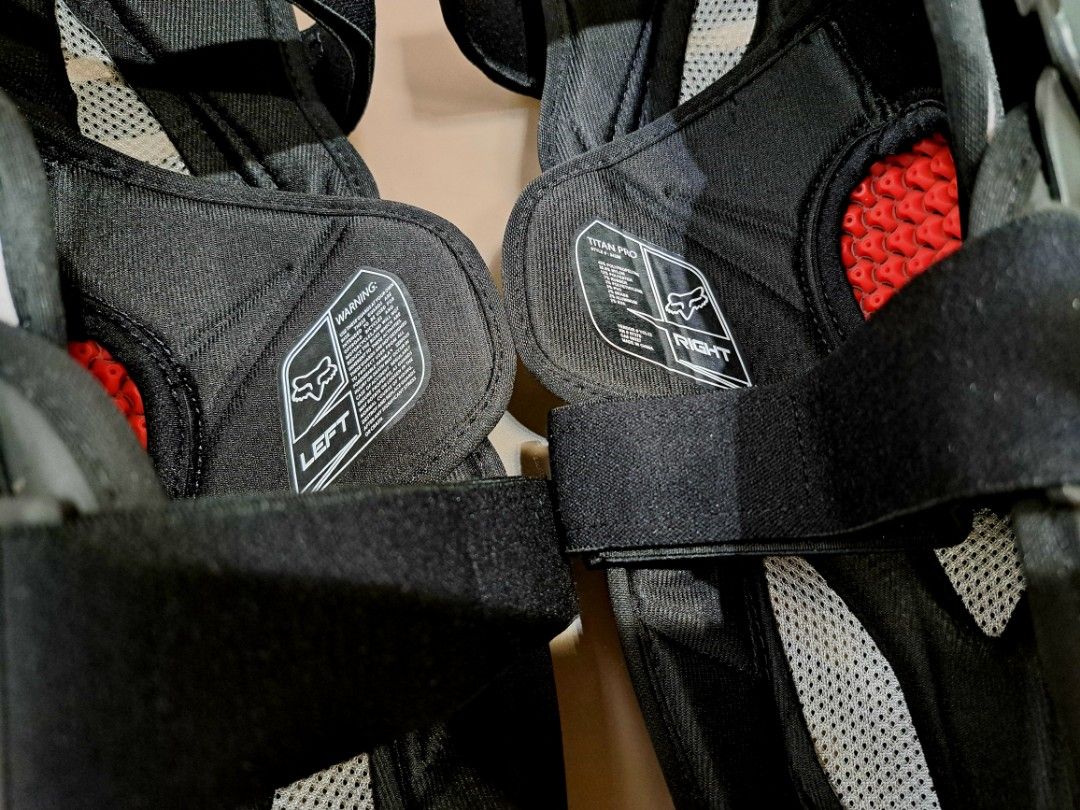 Fox Titan Pro Knee/Shin Guard Body Armour, Sports Equipment, Bicycles