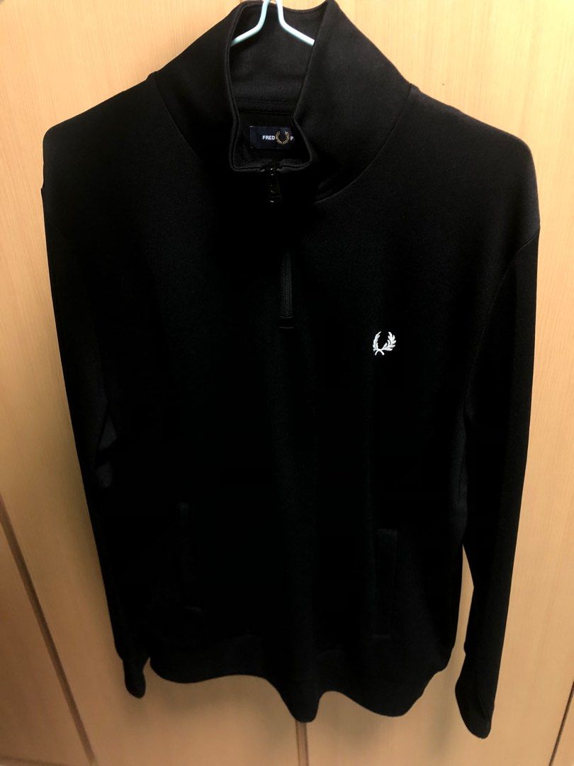 fred perry half zip black jacket Men s Fashion Coats Jackets