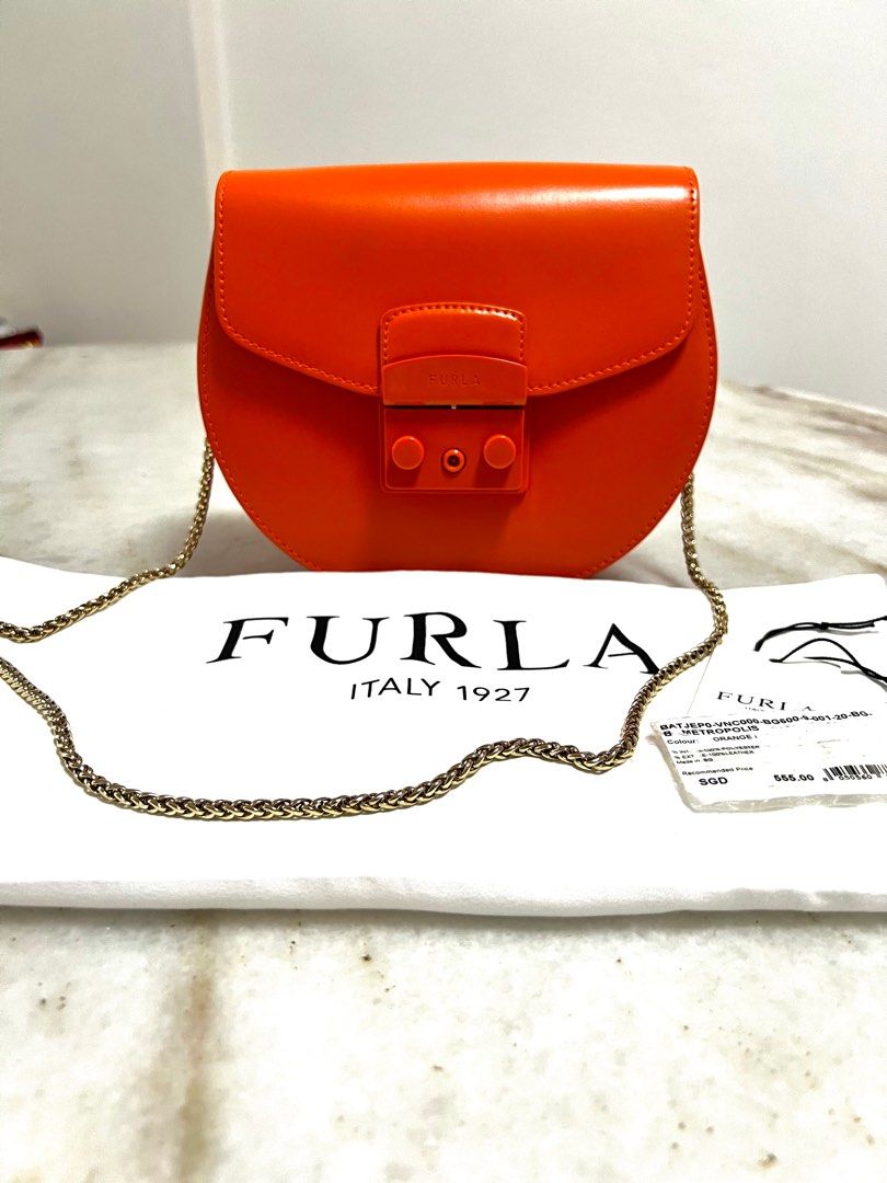 Furla metropolis clearance orange